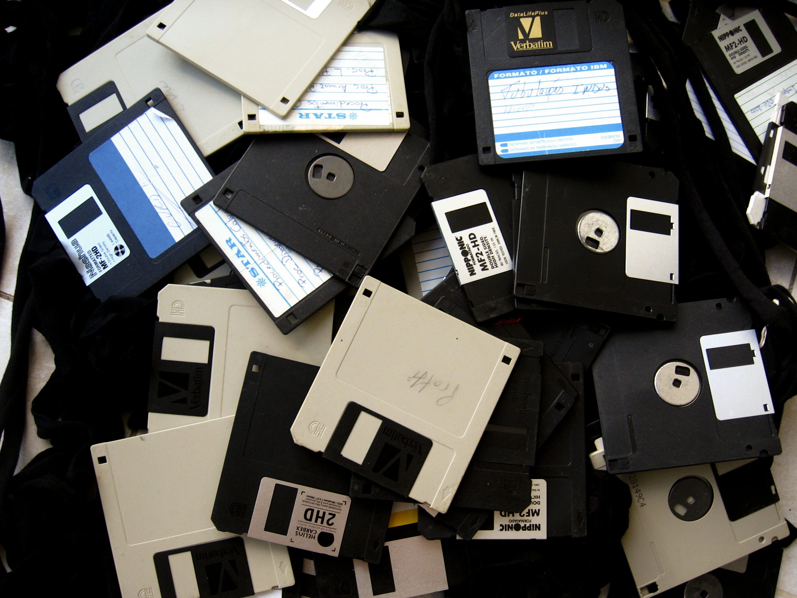 Ein Haufen Disketten
